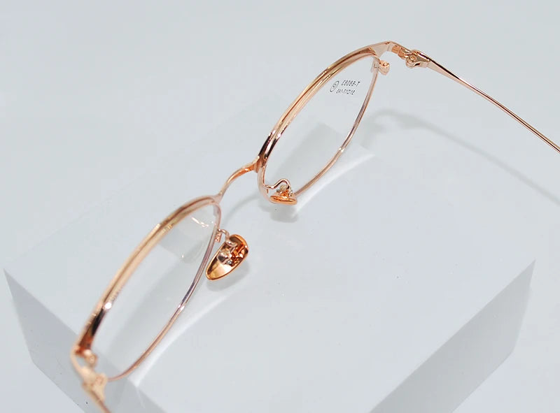 Retro Cat Eye Butterfly Eyewear Ultra Light Alloy Spectacle Optical Prescription Glasses Frames
