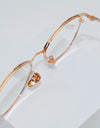 Retro Cat Eye Butterfly Eyewear Ultra Light Alloy Spectacle Optical Prescription Glasses Frames