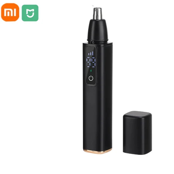 Xiaomi MIJIA Electric Nose Hair Trimmer Remover Fast Charging USB Charging Home LED Display Safety Face Cleaning Care Kit