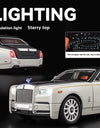 1:18 Rolls Royce Phantom Alloy Diecast Model Car Metal Large Games For Mother Birthday Gifts  Boy Collection Hobby