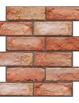 1/10Pcs 3D Faux Brick Peel and Stick Wall Panel Red Self Adhesive Kitchen Tile Backsplash Thicker Waterproof Wall Sticker