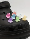 7pcs Frog Cute Cartoon Shoe Charms For Clogs Garden Shoes Decoration DIY Accessories