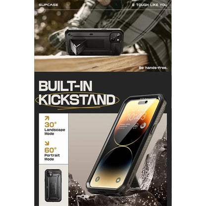 For iPhone 15 Plus Case 6.7 inch (2023) UB Pro Full-Body Rugged Heavy Duty Rugged Case with Built-in Screen Protector