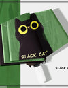 Portable Black Cat Umbrella 3 Folding Waterproof Windproof UV Protection Animal Rain Shine High Quality Umbrella for Rain Gear