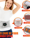 Red Light Heating Vibration Massage Inflatable Belt Airbag Support Air Decompression Back Brace Adjustable Waist Support Belt