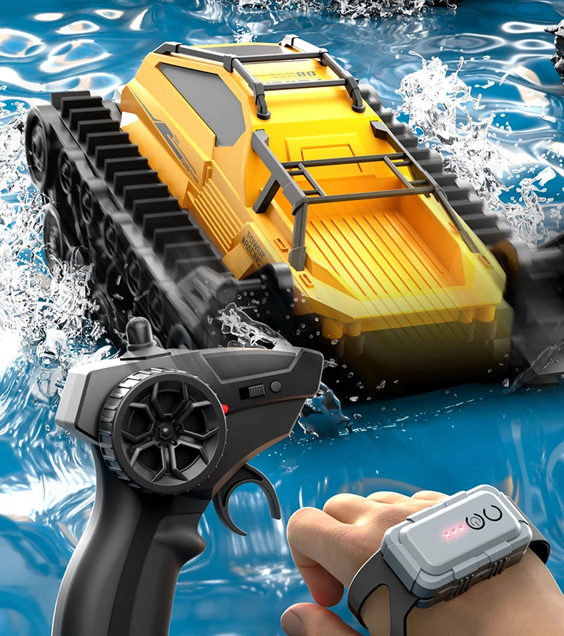 4WD RC Car 2.4G Amphibious 4 Wheel Remote Control Truck Climbing Off Road Waterproof Armored Vehicles 's Toys