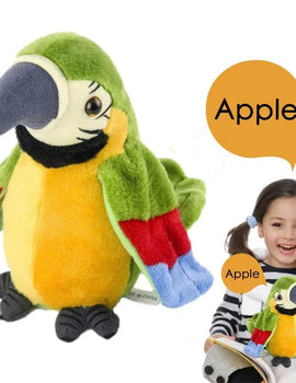Parrot Talking Electronic Speaking Record Repeats Cute Soft Stuffed Animal Bird Doll  s  Gift