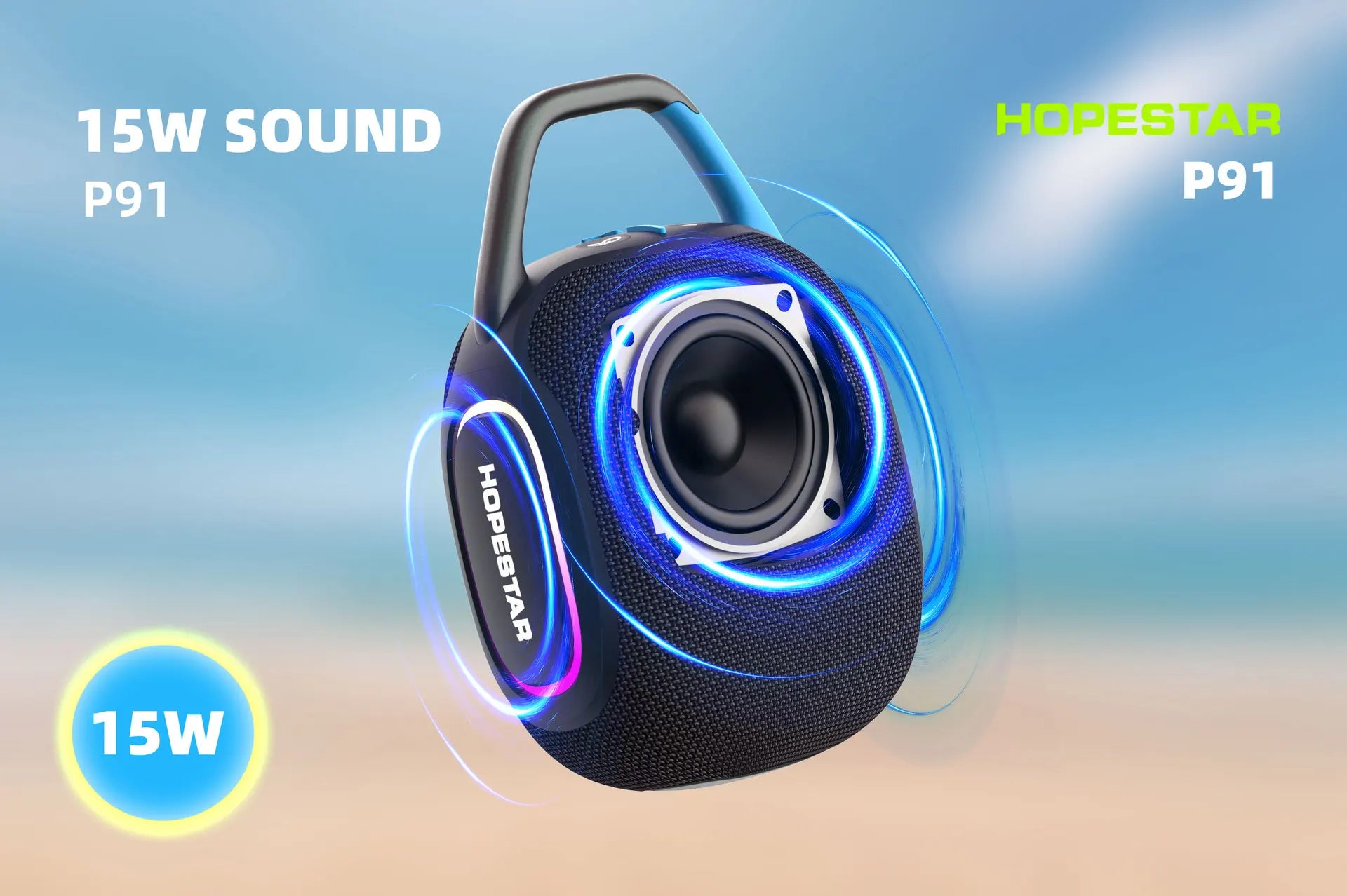 Waterproof Bluetooth Speaker Portable Wireless Outdoor Clip Speaker with TF Card Playback for Cycling Camping Clip5