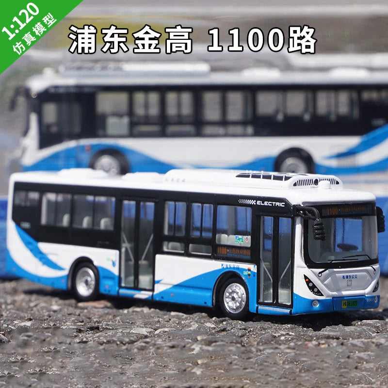 1 120 Scale Shanghai City Tour Bus Diecast Model Vehicle