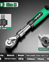 Telescopic Socket Ratchet Wrench for Automotive Repair Adjustable Head Ratchet Set 72 Tooth Quick Release Wrench Manual Tool