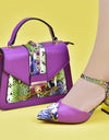 Italian Shoe and Bag Set for Party In Women Luxury Shoes Women Designers Nigerian Women Party Pumps High Heels Ladies