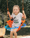 U-shape Children Swing Indoor Outdoor Baby Home Courtyard Rope Net Seat Hanging Chair Playground Equipment