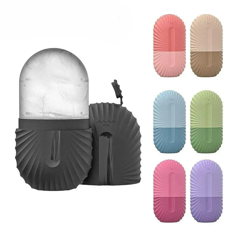 Ice Face Roller Cube Beauty Massage Silicone Mold For Eye Puffiness Facial Roller Shrink Pores