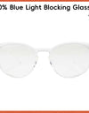 Clear Frame 100% anti-blue light glasses Clear Lens Anti fatigue Glasses Fashion Glasses Women And Man Computer Gaming Glasses