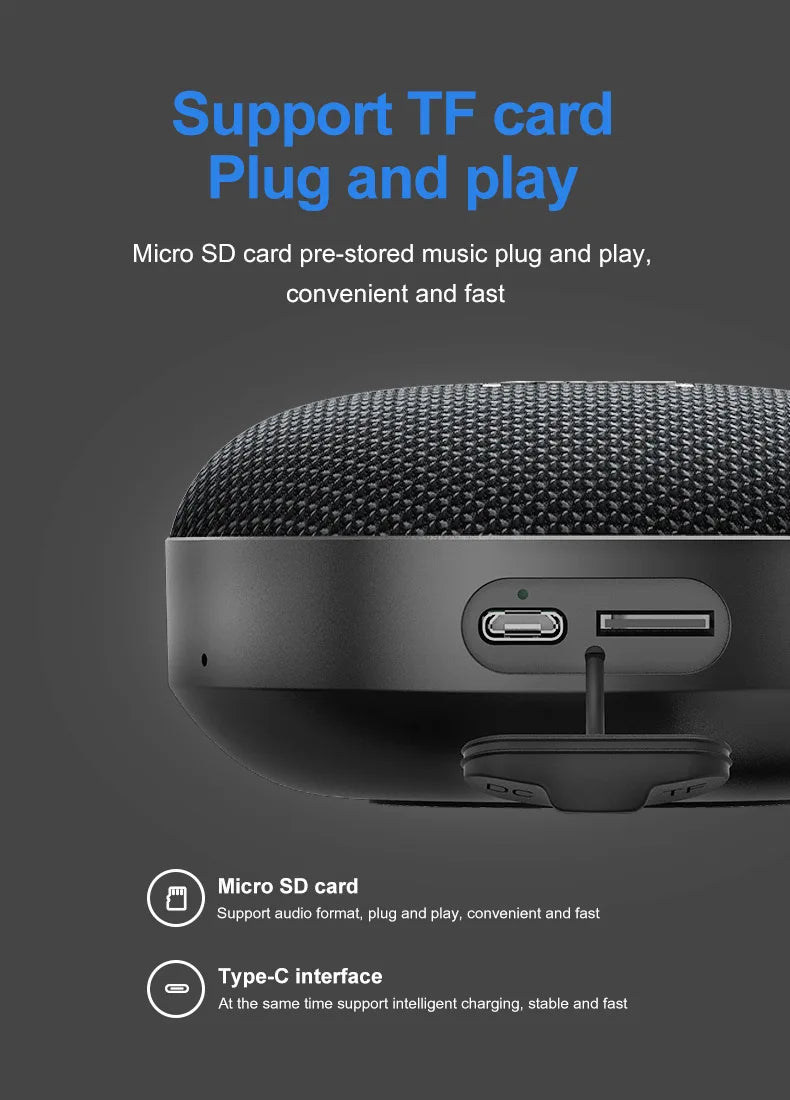 Bicycle Speed Display Speaker PLUS Portable Waterproof Long Battery Life 8W Mini Cycling Wireless Bluetooth Speaker