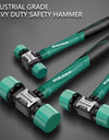 Rubber Hammer Transformable Multifunctional High Resilience Rubber Hammer Anti-vibration and Non-slip Professional Work Tools