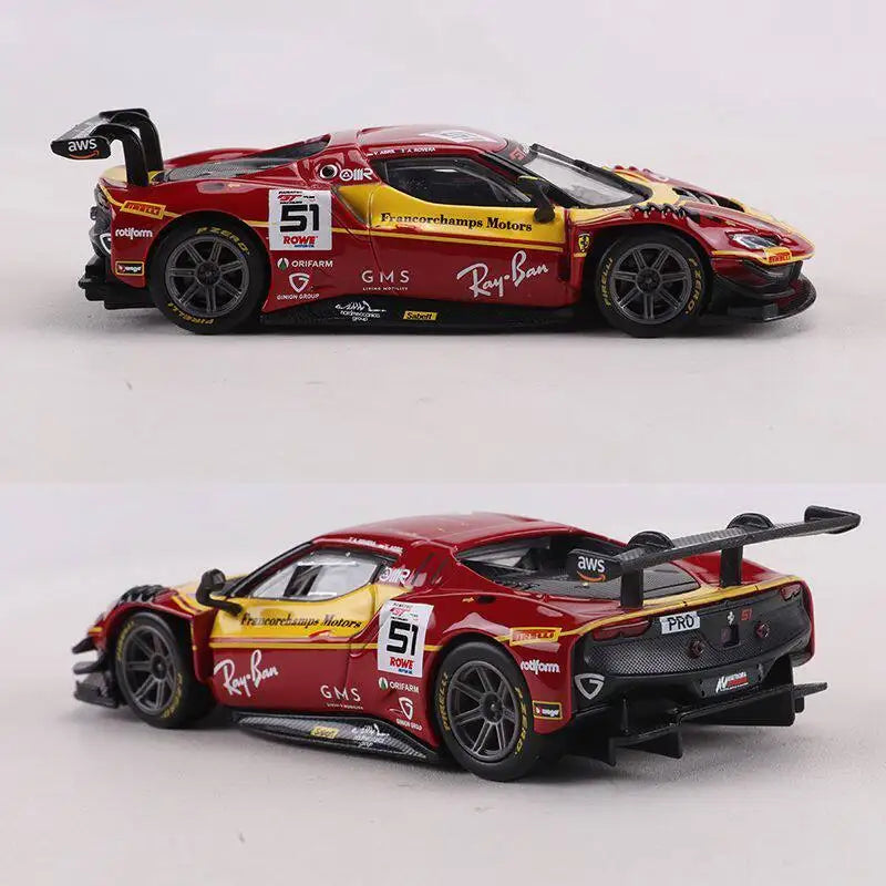 1 43 Scale Ferrari 296 GT3 Diecast Model Car