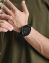Waterproof Quartz Business Casual Stainless Steel Strap Date Clock