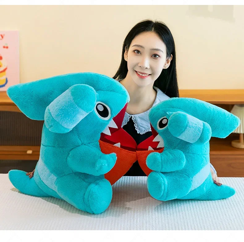 30/55cm Gible Pokemon Plush Toys Large Anime Doll Pillow Cartoon Griknot Gabite Pokémon Plushie Stuffed Gift for Kids Christmas