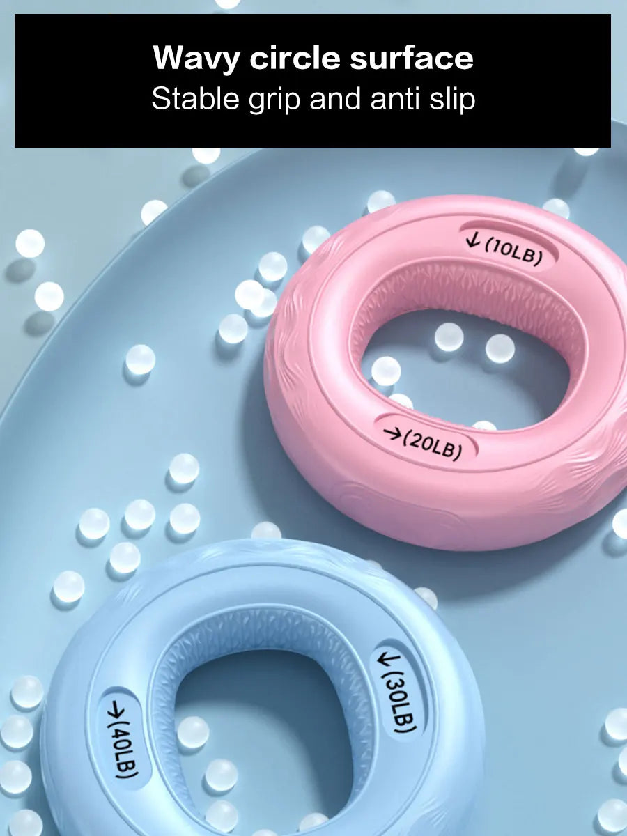 Hand Grip Strengthener, Grip Strength Trainer, Finger Exerciser Set,Silicone Hand Gripper, Gym Home Exercise Fitness Equipment