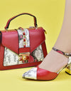 Italian Shoe and Bag Set for Party In Women Luxury Shoes Women Designers Nigerian Women Party Pumps High Heels Ladies