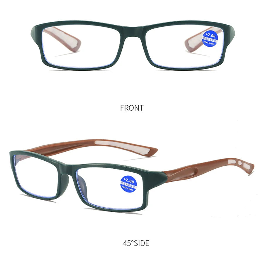 Reading Glasses Women Anti Blue Light Sports Eyeglasses Fashion Small Frame Presbyopia Hyperopia Eyewear+1.0+2.0+3.0+4.0