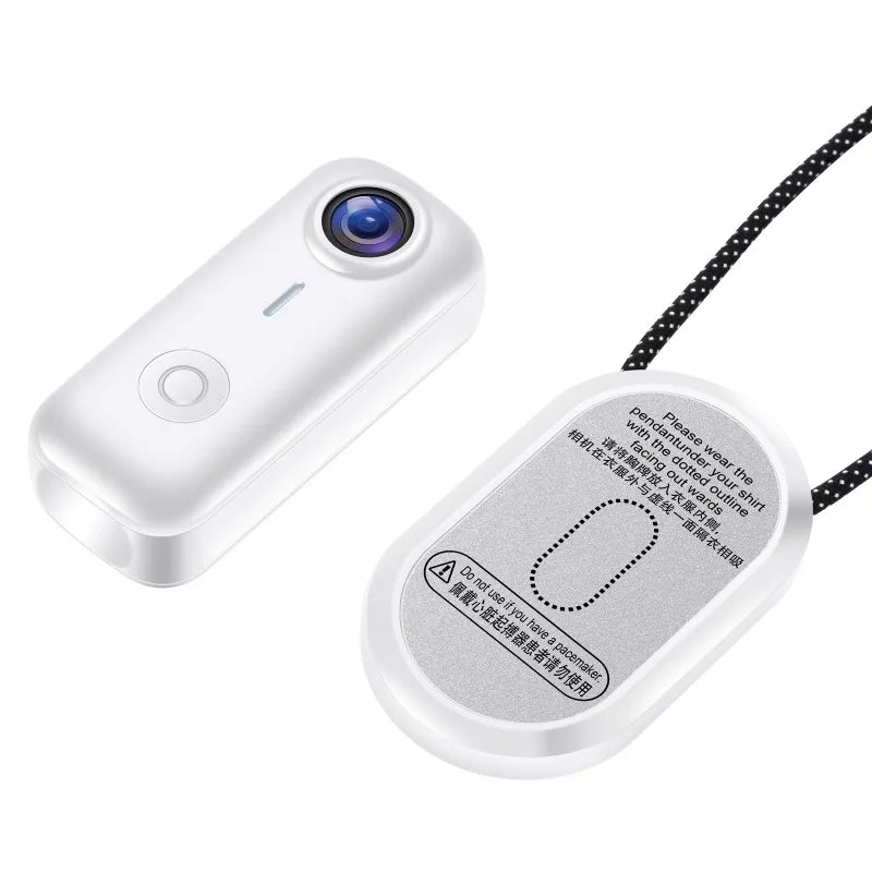 Pocket 2K Mini Magnetic Wearable Action Camera 120 Degree Wide Angle WIFI Hands Free Thumb Cam for Cycling Vlog Outdoor Recording