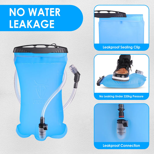 1.5L Water Bladder Hydration Reservoir Pack TPU Water Storage Bag for Cycling Running Backpack