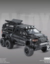 ﻿1:32 Dodge Tyrannosaurus Rex RAM 1500 TRX 6*6 Warlord Alloy Miniature Car Diecast Metal Scale Model Sound ＆ Light Toy Car