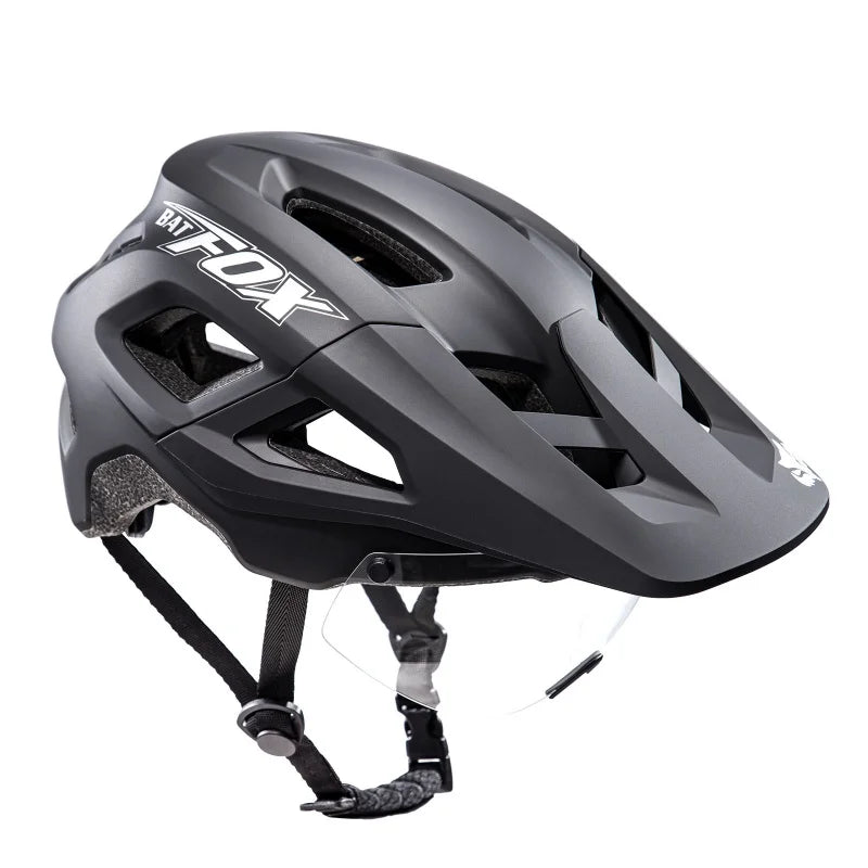 Cycling Helmet With Magnetic Lens And Removable Lining