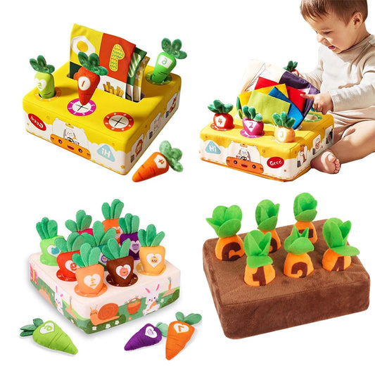 Toys 0 12 Month Tissue Box Pull Out Radish Toy Games s Fine Motor Skills Toys Montessori Early Learning Sensory Toy