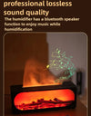 Simulated fireplace charcoal fire humidifier with Bluetooth stereo multifunctional aromatherapy silent fog air humidifier home
