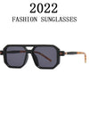 Square Sunglasses For Men Fashion Glasses Luxury Retro Blue Light Blocking Shades