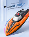Rc Boat Large 48Cm 40Km/h High-Speed Remote Control Speedboat 2.4G Waterproof Electric Racing Ship Water Toys for Boys