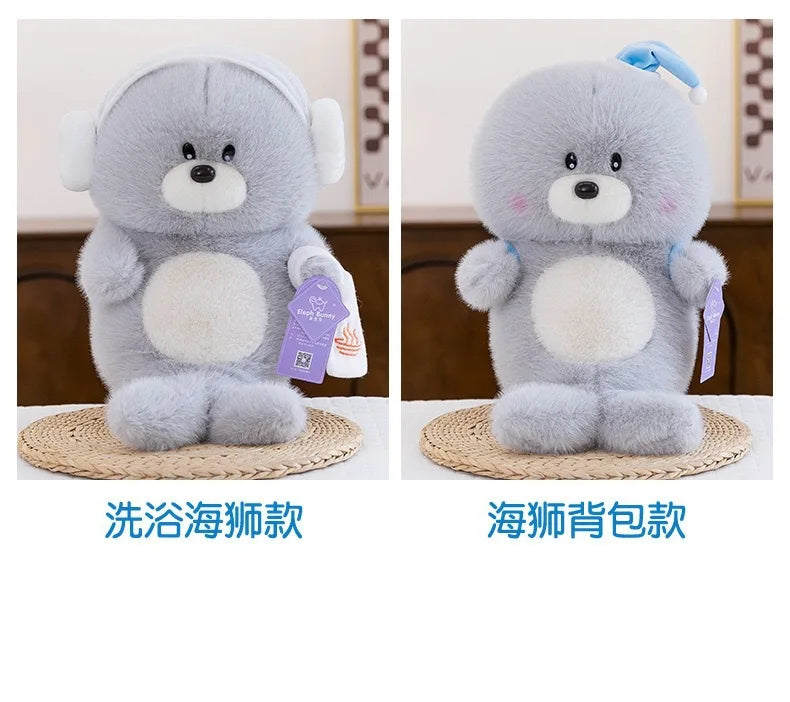 Kawaii Stuffed Doll Plush Toy Cute Penguin Backpack Sloth Seal for Kids Birthday Xmas Gift Soft Cuddly Animal Plushie