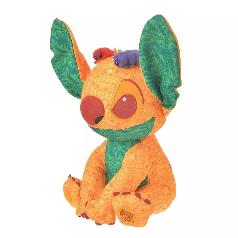 Cartoon Lilo & Stitch 2024 Limited Edition Stitch Rose Doll Plush Toy Kawaii Comfort Doll Birthday Gift for Girls Genuine Disney