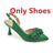 A PAIR SHOES GREEN