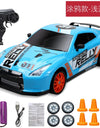 2.4G Drift Rc Car 4WD RC Drift Car Toy Remote Control GTR Model AE86 Vehicle Car RC Racing Car Toy for Children Christmas Gifts