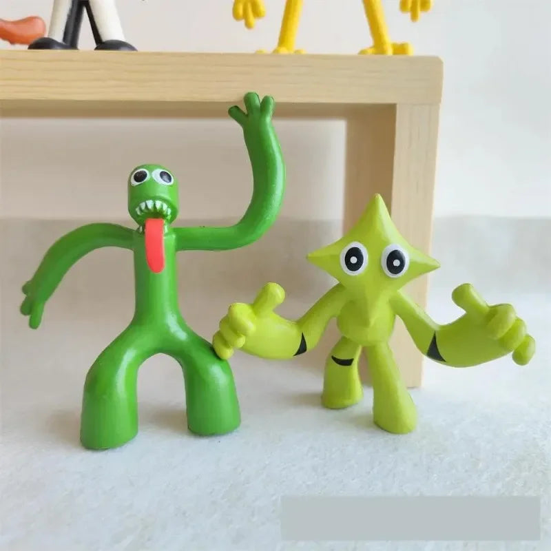 Rainbow Friends Mini Figure Set 8 Piece PVC Game Character Models 6cm 10cm