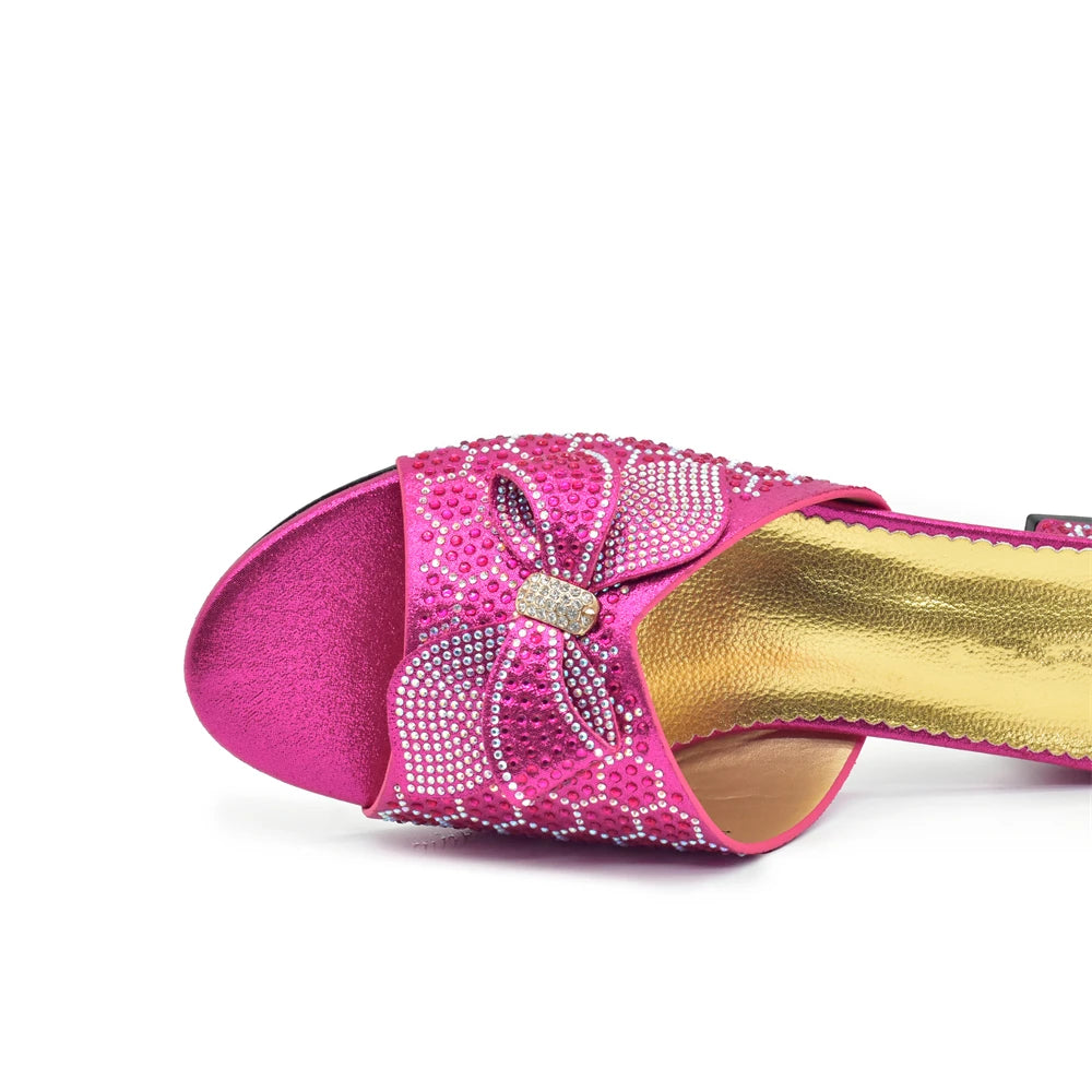 Ladies Shoes Summer Slippers Good Quality Womens Dress Sandals  Sweet Style for Royal Wedding Party Slingbacks Sandals