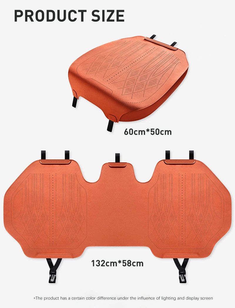 Universal Flip Fur Car Seat Cover Sweatproof Breathable Car Seat Cushion Thin Anti-slip Auto Seat Mat Pad Car Interior Accessory