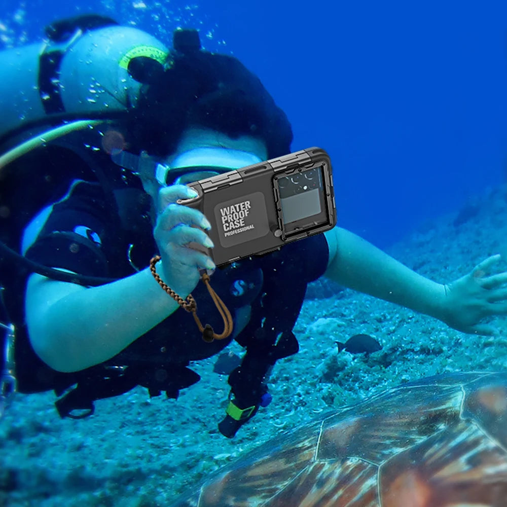 multicolor IP68 standard 15M/50ft diving/swimming photography professional diving waterproof Phone Case