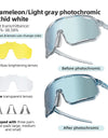 Bicycle Glasses UV400 Photochromic / Polarized Bike Eyewear Sunglasses 3 Lens Outdoor MTB Road Cycling Goggles Glasses