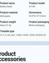 Button Cell Battery Tester Power Bank Detectors 9V N D C AA AAA Universal Household LCD Display Battery Tester Tools
