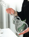 High Borosilicate Glass Wine Bottle Guitar Violin Decanter Wine Set Thickened Transparent Craft Decanter Bottle Decoration