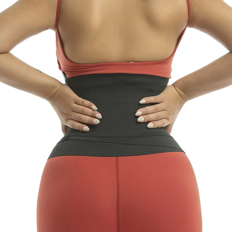 9 Steel Bones Waist Trainer Body Shaper Adjustable Belly Tummy Control Snatch Me Up Wrap Stretch Bands Slim Body Shaper Women