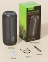 Portable Bluetooth Speaker, IPX5 Waterproof, Powerful Sound Box, Outdoor Stereo Bass, Music Track Speaker, 20W