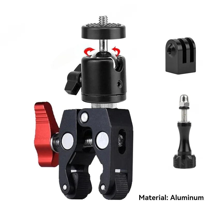 Action Camera Bicycle Motorcycle Handlebar Mount Selfie Stick Bracket