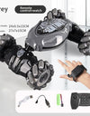 4WD RC Drift Car With Music Led Lights 2.4G Gesture Radio Remote Control Spray Stunt Car 360° Rotating Climbing Car Toys Gift