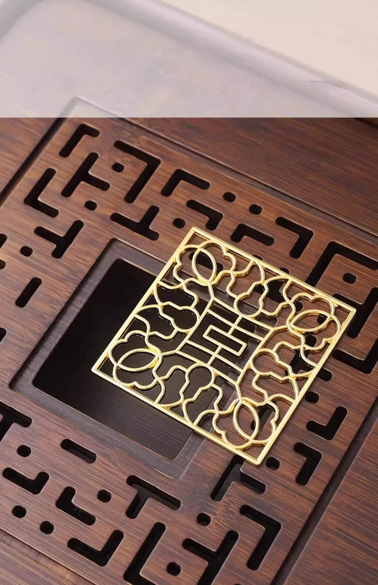 Home And Kitchen Tea Tray Portable Dishes For Tea Ta Kawi Bamboo Rectangle Wooden Tray For Chaban Tea Table Serving Trays